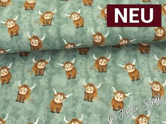 French Terry Holy Cow by Mrs. Mint Design Oeko-Tex® 