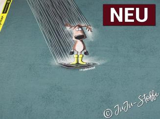 Sweat Panel Rentier im Regen Winter Moods by Thorsten Berger Oeko-Tex® 