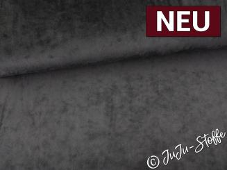 Samtjersey uni schwarz 