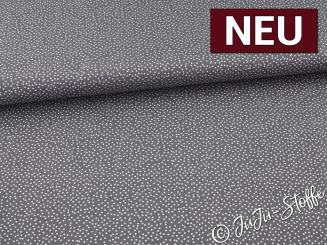 Baumwolle Metallic Punkte grau Oeko-Tex® 