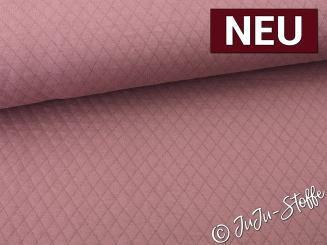 Stepp-Sweat doubleface mauve Oeko-Tex® 