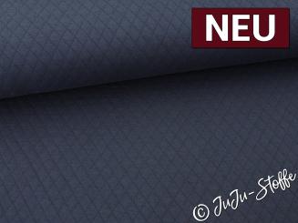 Stepp-Sweat doubleface dunkelblau Oeko-Tex® 