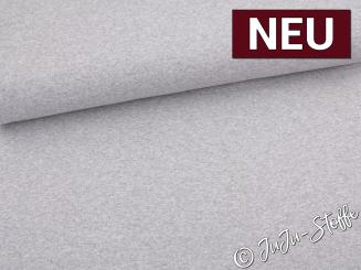 Bündchen extra breit hellgrau meliert Schlauchware Oeko-Tex® 