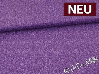 Baumwolle Glitzeroptik violett Oeko-Tex® 