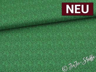 Baumwolle Glitzeroptik grün Oeko-Tex® 