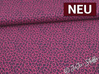 Baumwolle Leo pink Oeko-Tex® 