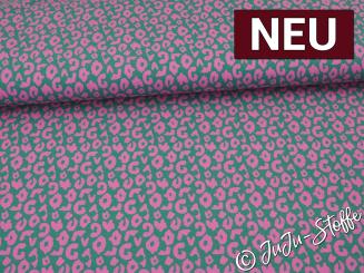 Jersey Happy Leo dusty grün/fuchsia by Cherry Picking Oeko-Tex® 