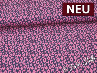 Jersey Happy Leo dunkelblau/pink by Cherry Picking Oeko-Tex® 