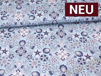 Viskose Tropical Flowers by Bienvenido Colorido Oeko-Tex® 