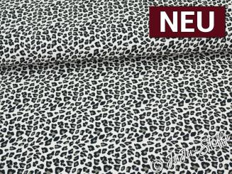 Ripp-Jersey Leo naturweiß Oeko-Tex® 