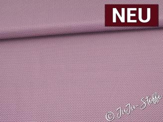 Baumwolle Punkte mauve Oeko-Tex® 