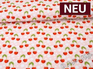 Jersey Kirschen by JaTiJu Oeko-Tex® 