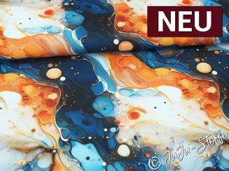 Oxfordgewebe Outdoor Savona by Sarah Mariam Liquid dunkelblau Oeko-Tex® 