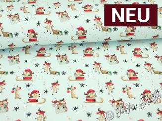 Sweat Winterwonderland Rentiere by Sabine Marschall 