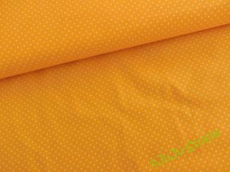 Baumwolle Pünktchen gelb  