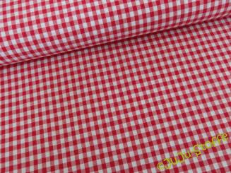 Baumwolle Vichy Karo groß, rot 
