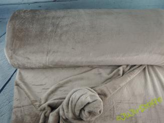 Fleece Teddy doubleface hellbraun 