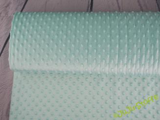 Minky Fleece Bubble mint 