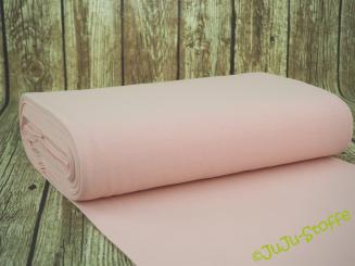 Bündchen hellrose uni Schlauchware Öko-Tex 