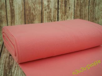 Bündchen pfirsich uni Schlauchware Öko-Tex 