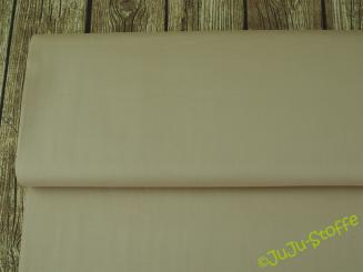 Baumwollsatin uni beige Öko-Tex 