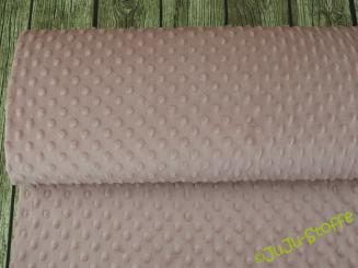 Minky Fleece Bubble rose hell 