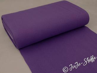 Bündchen violett uni Schlauchware Öko-Tex 