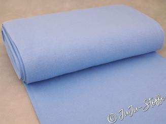 Bündchen himmelblau uni Schlauchware Öko-Tex 