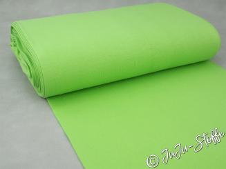 Bündchen lime uni Schlauchware Öko-Tex 