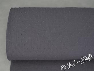 Musselin Dobby dunkelgrau 