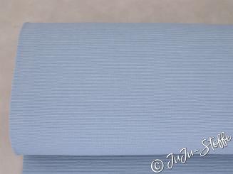 Ripp-Jersey Premium hellblau Öko-Tex 