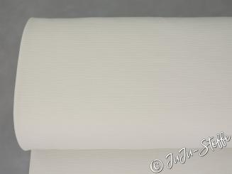 Ripp-Jersey Premium offwhite Öko-Tex 