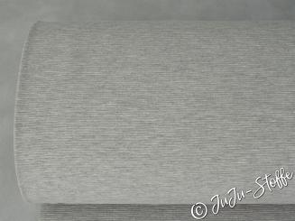 Ripp-Jersey Premium hellgrau Öko-Tex 