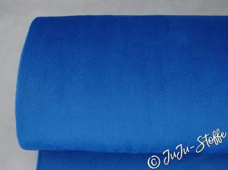 Fleece Teddy doubleface royalblau 