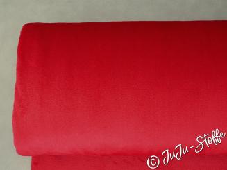 Fleece Teddy doubleface rot 