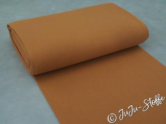 Bündchen caramel Schlauchware Öko-Tex 