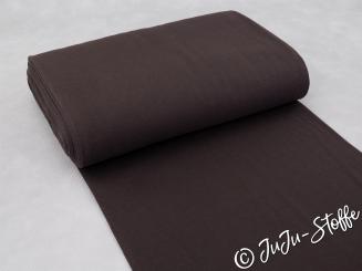 Bündchen braun Schlauchware Öko-Tex 