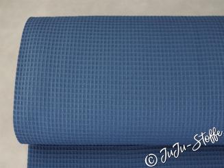 Waffel-Piqué denim Öko-Tex 