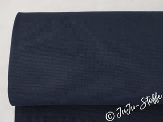 Waffel-Jersey navy Öko-Tex 