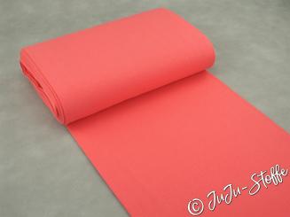 Bündchen koralle Schlauchware Öko-Tex 