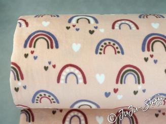 Kuschelfleece Regenbogen 