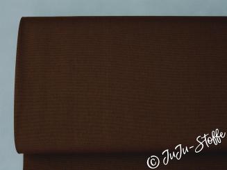 Canvas uni braun Öko-Tex 