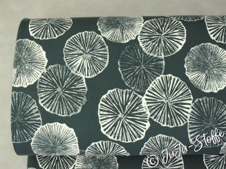 Sweat Blütenmotiv army Öko-Tex 