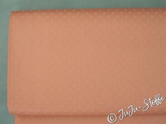 Baumwollsatin Miniblumen lachs Öko-Tex 