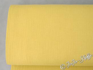 Musselin uni gelb 