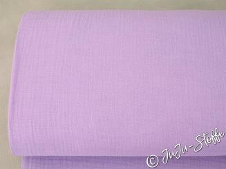 Musselin uni flieder 
