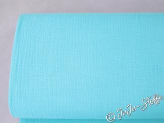 Musselin uni türkis 