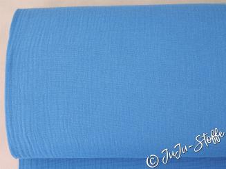Musselin uni kornblume 