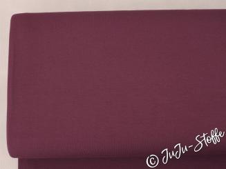 Viskose Jersey Premium uni aubergine Öko-Tex 