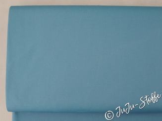 Baumwolle Popeline uni dusty blue 